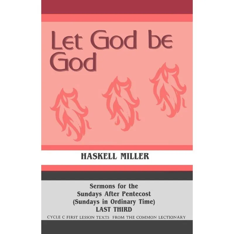 Let God Be God