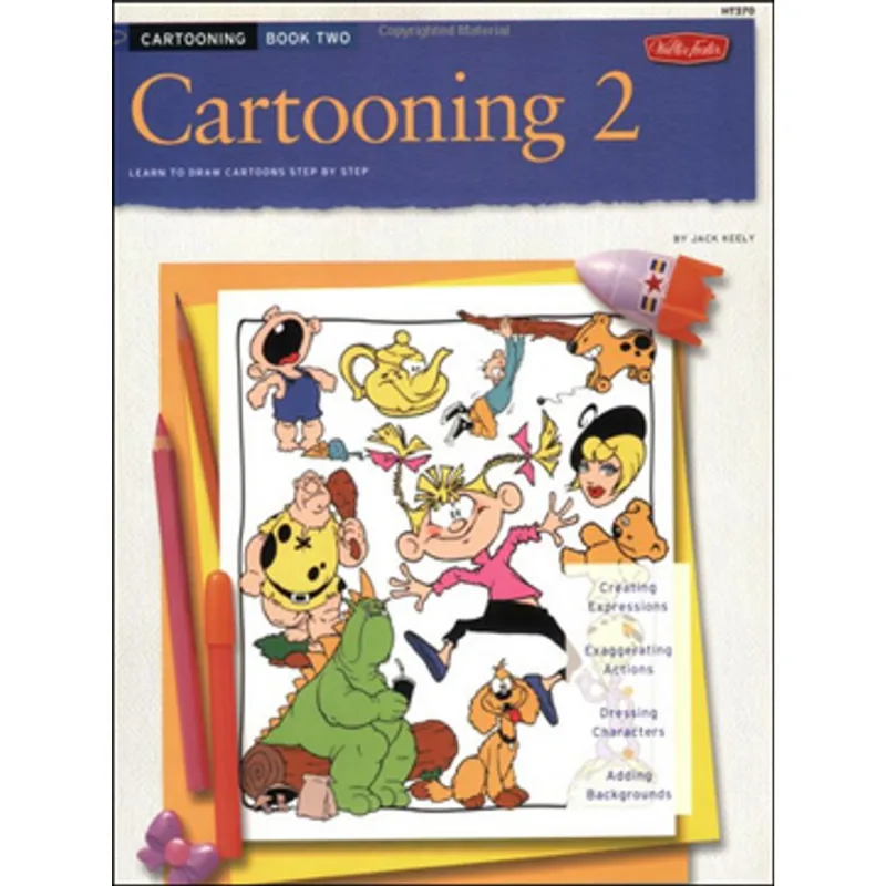 CARTOONING 2 - LEARN TO DRAW CARTOONS STEP BY STEP