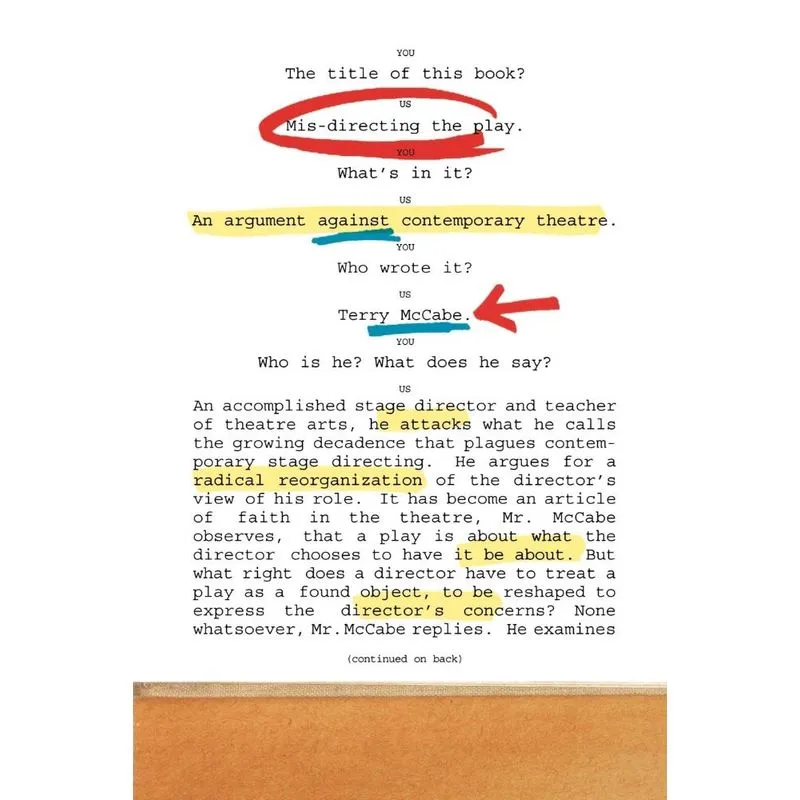 Mis-directing the Play