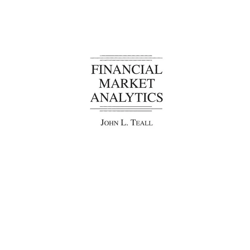 Livro Financial Market Analytics