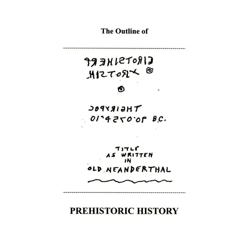 The Outline of Prehistoric History