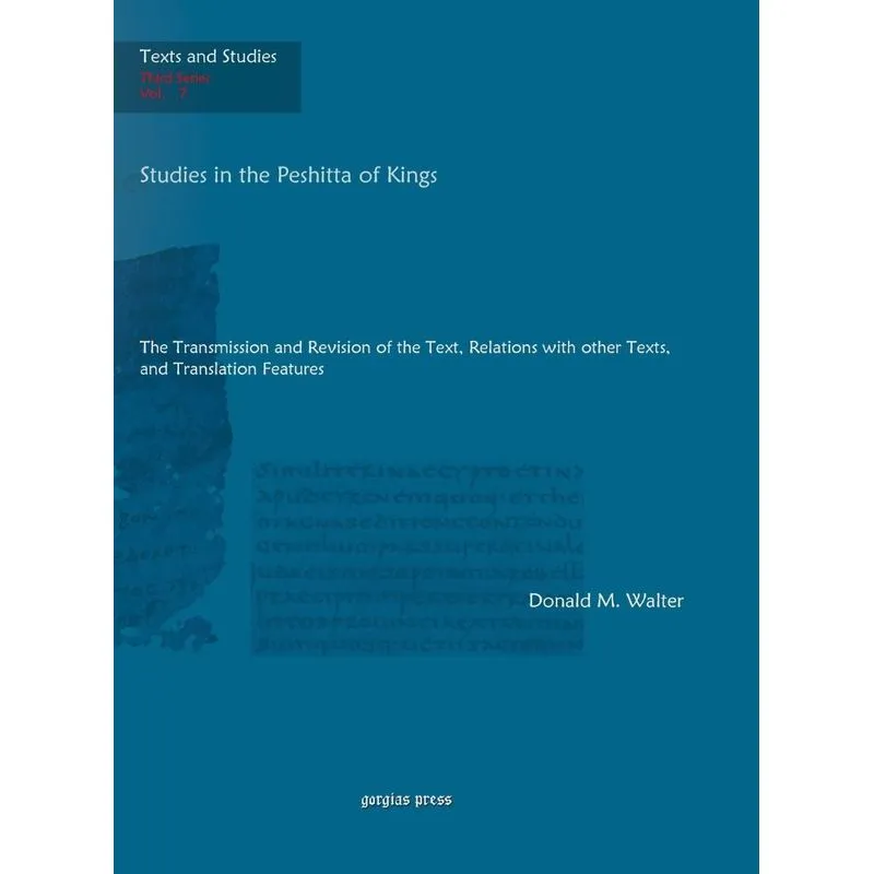 Livro Studies in the Peshitta of Kings