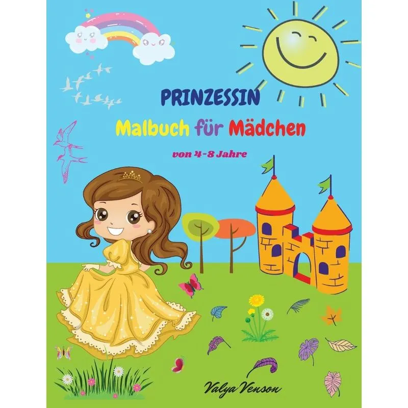 Prinzessin Malbuch für Mädchen