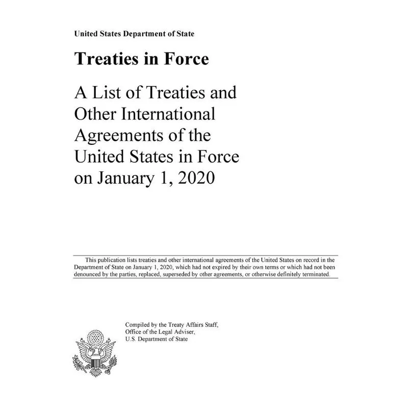 Treaties in Force 2020