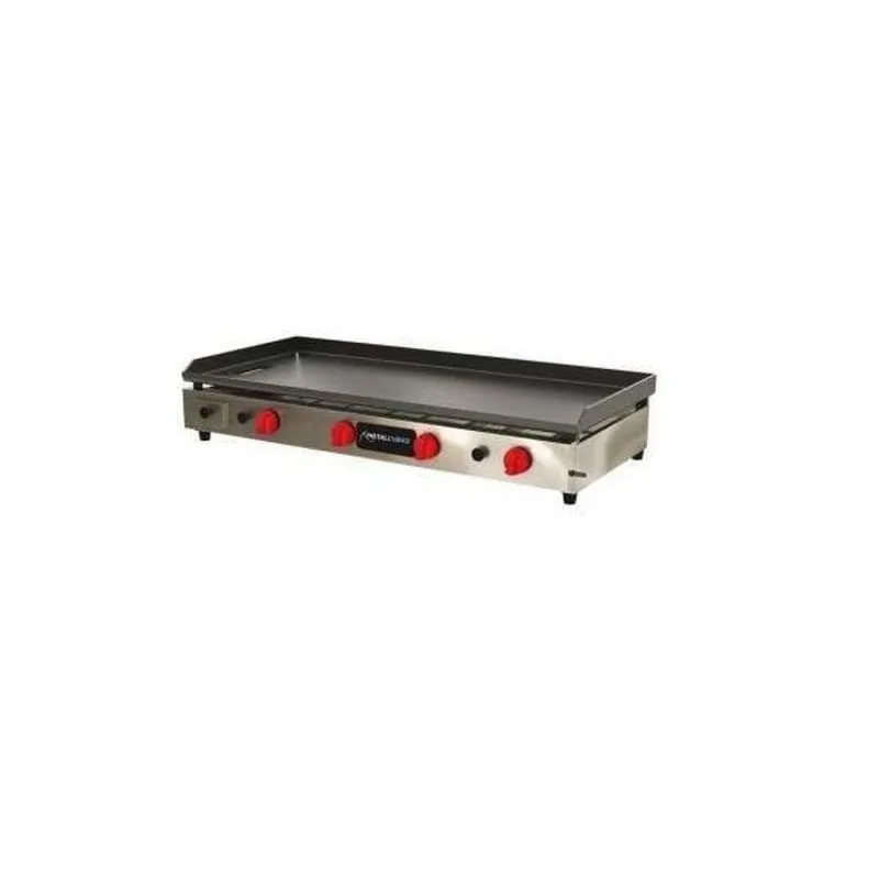 Chapa Grill CBG 1200L com 4 Queimadores e Gaveta Coletora de Gordura Cinza Metalcubas Chapa Grill CBG 1200L com 4 Queimadores e Gaveta Coletora Cinza Metalcubas