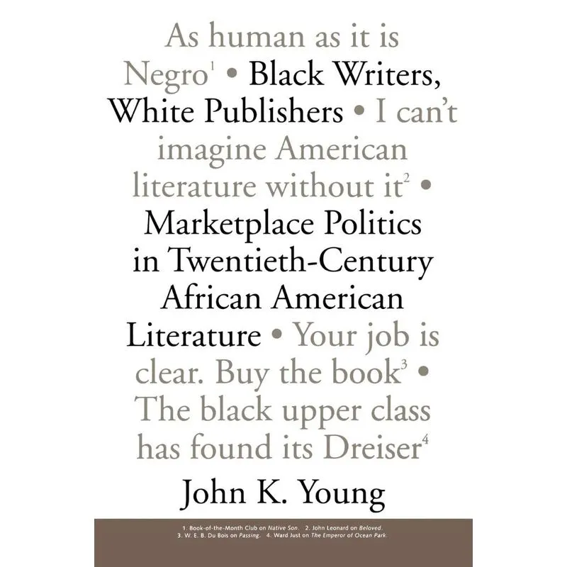 Black Writers, White Publishers