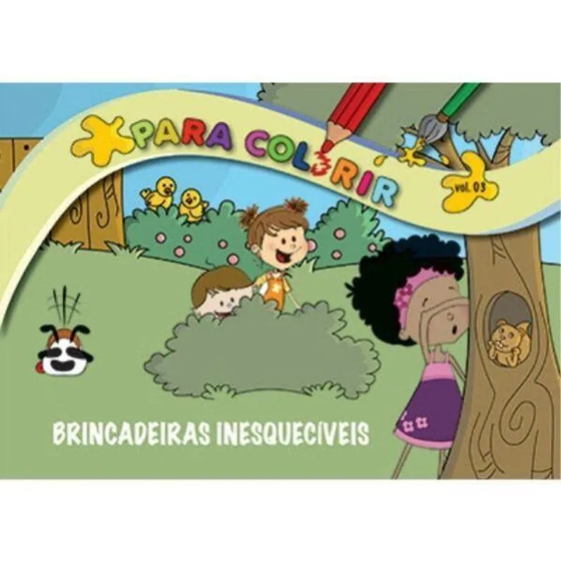 LIVROS PARA COLORIR- BRINCADEIRAS INESQUECIVEIS