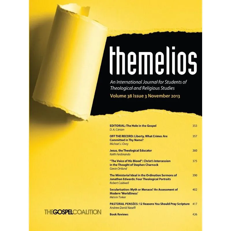 Themelios, Volume 38, Issue 3