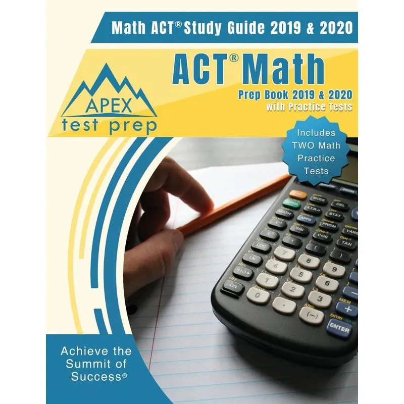 ACT Math Prep Book 2019 & 2020