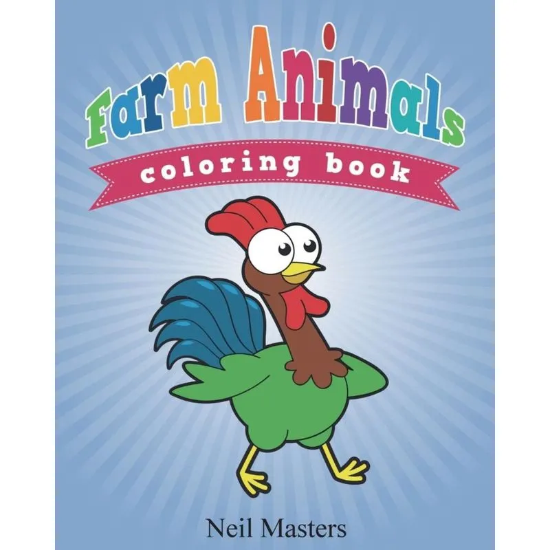Farm Animals Coloring Book