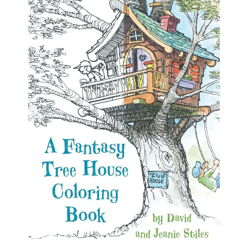 A Fantasy Tree House Coloring Book