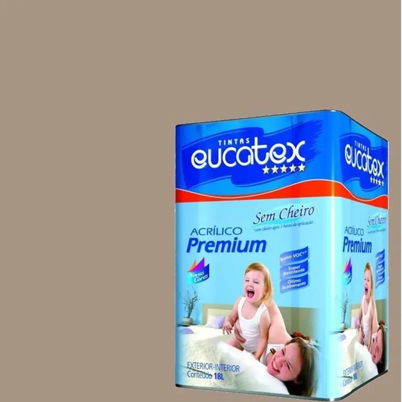 Tinta Acrilica Fosca Eucatex Arenoso 18lts