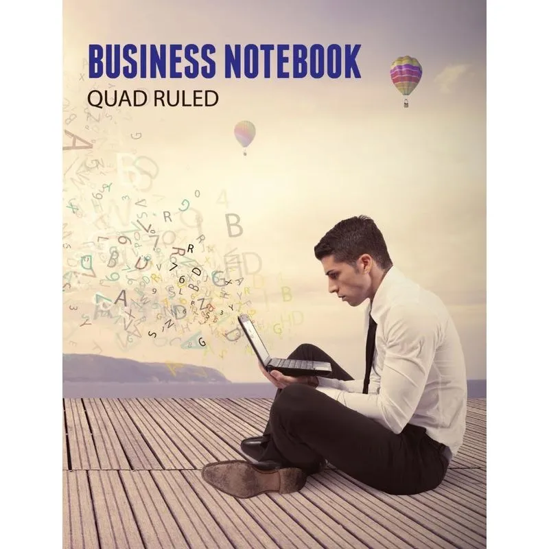 Business Notebook, Quad Ruled