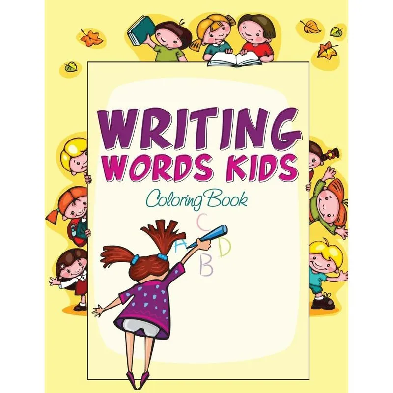 Writing Words Kids Coloring Book