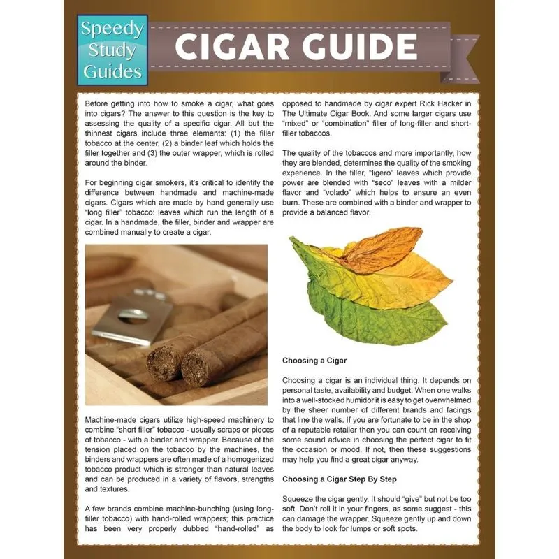 Cigar Guide (Speedy Study Guide)