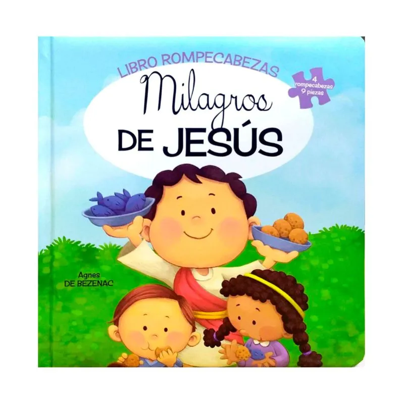 Libro con rompecabezas: Milagros de Jesús
