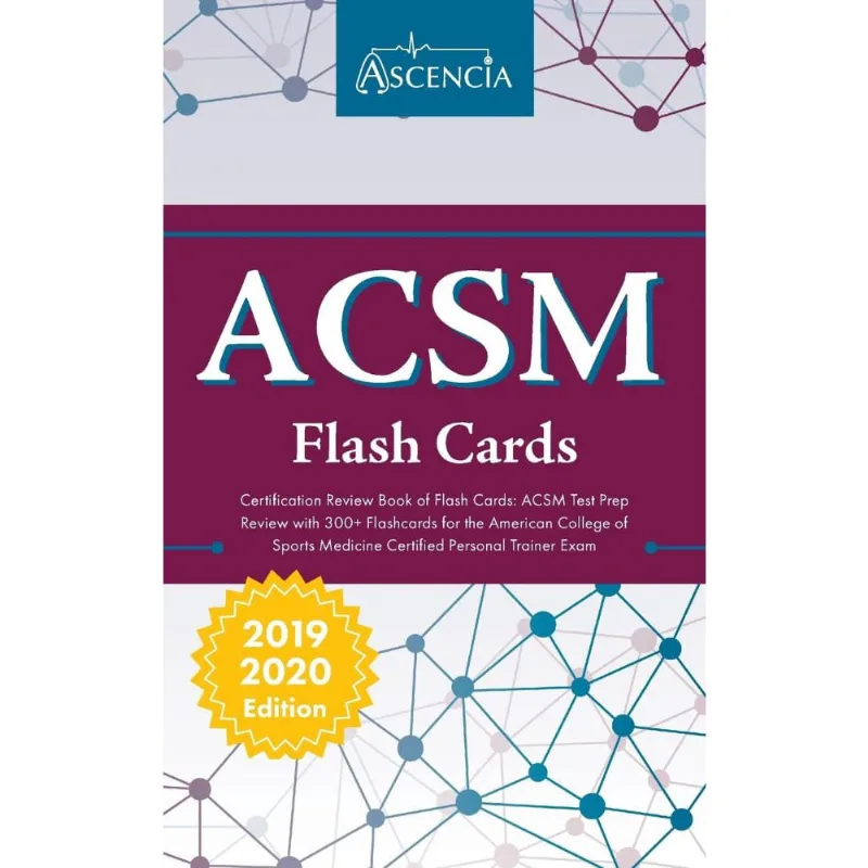 Acsm Certification Review Book of Flash Cards