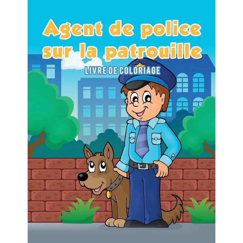 Agent de police sur la patrouille