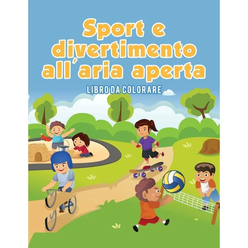 Sport Und Outdoor Spaß Malbuch