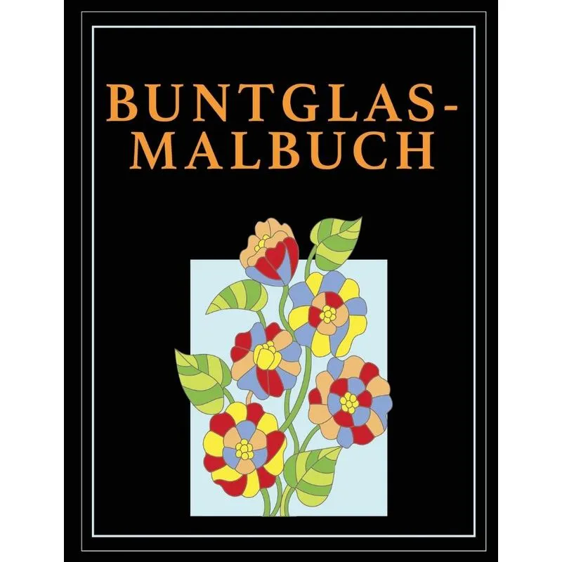 Buntglas-Malbuch