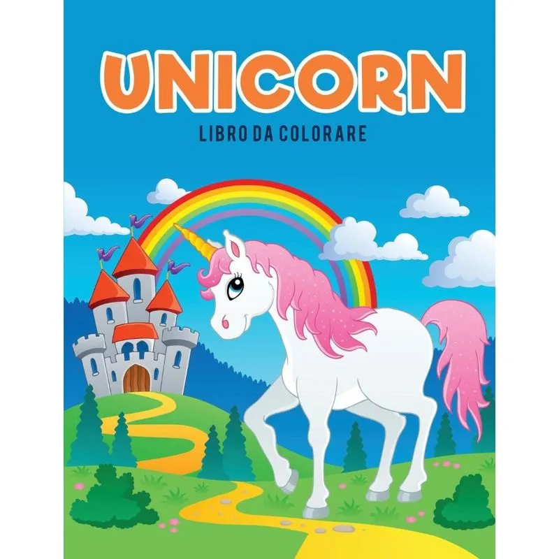 Unicorn libro da colorare