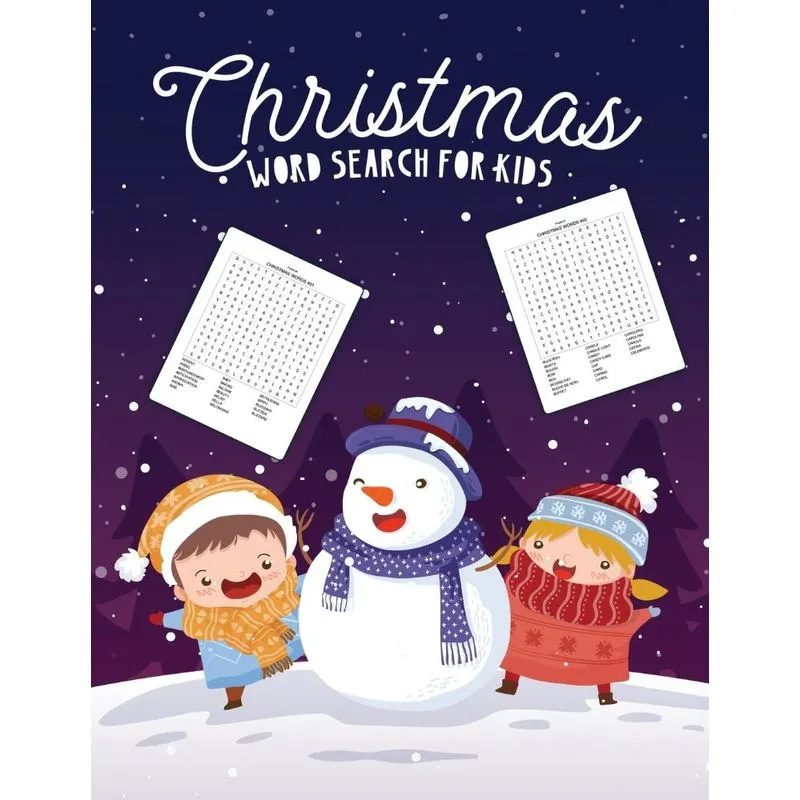 Christmas Word Search For Kids