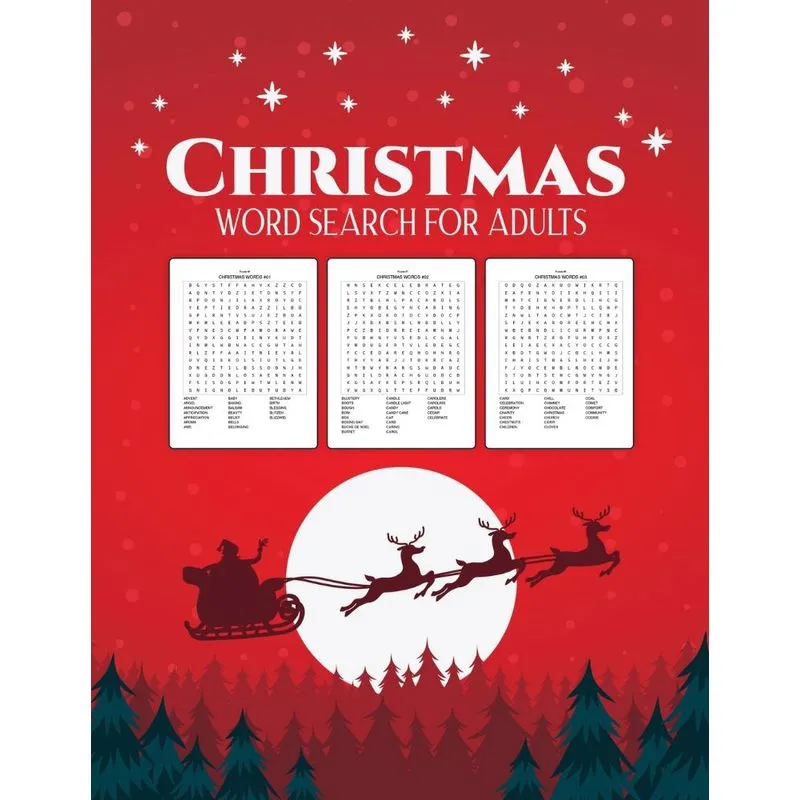 Christmas Word Search for Adults