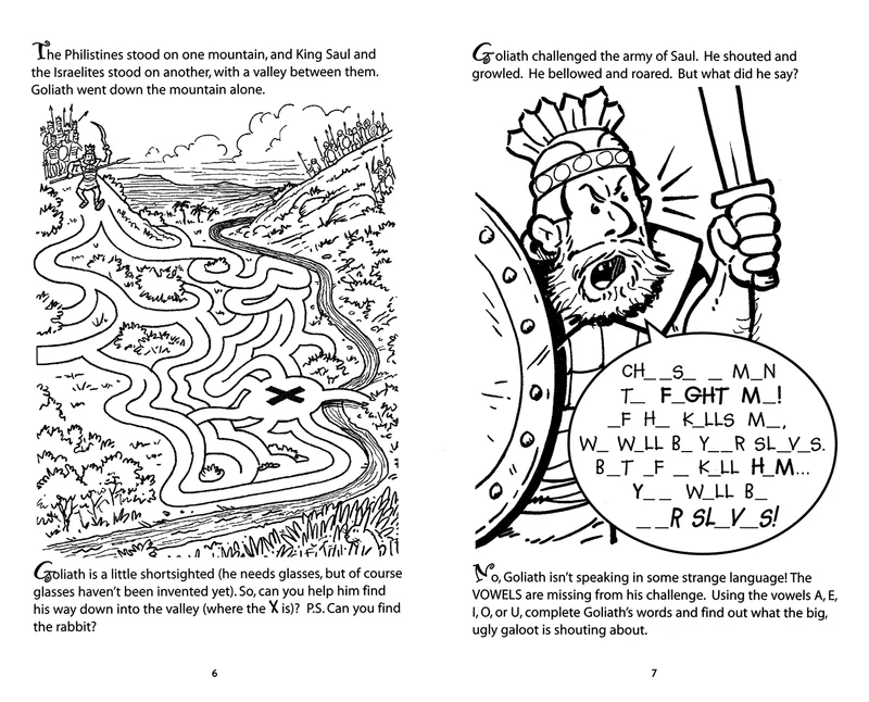 Bible Fun 2-in-1: Giant Trouble and It's Dark in the Ark!