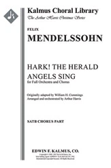 Hark! the Herald Angels Sing [Arranged by Cummings from Festgesang; No. 2] — Score, Full Orchestra