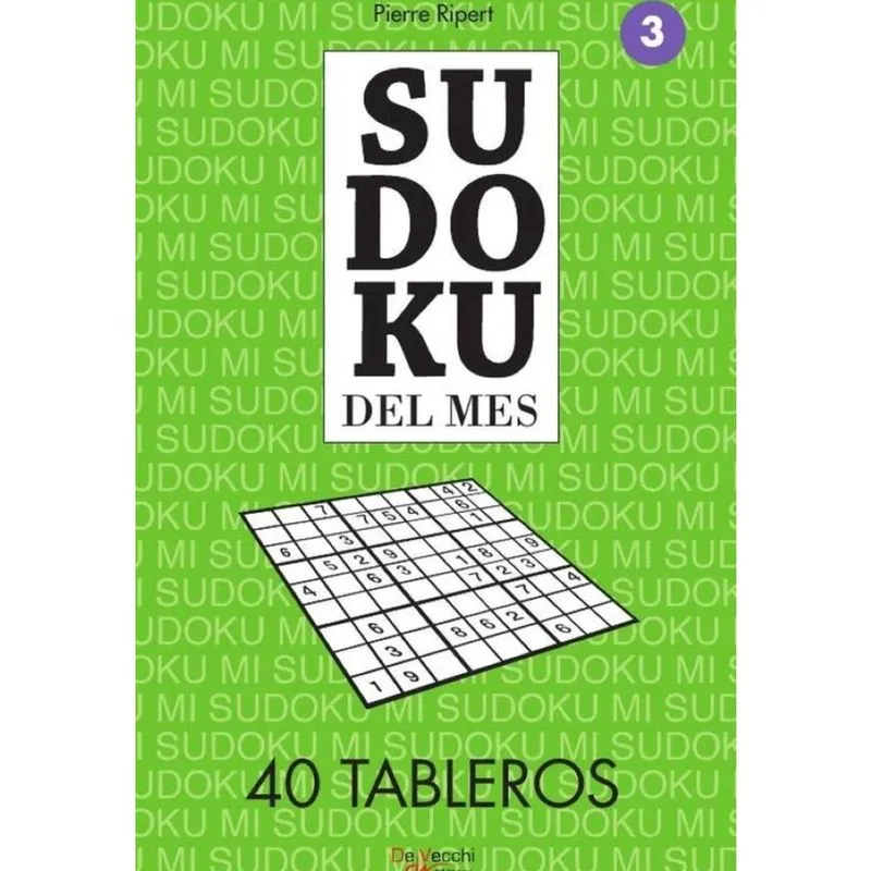 Sudoku del mes 3 - 40 tableros - Espanhol
