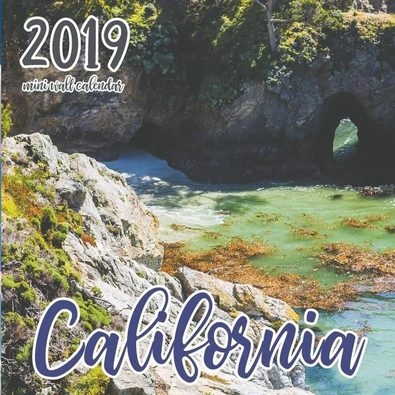 California 2019 Mini Wall Calendar