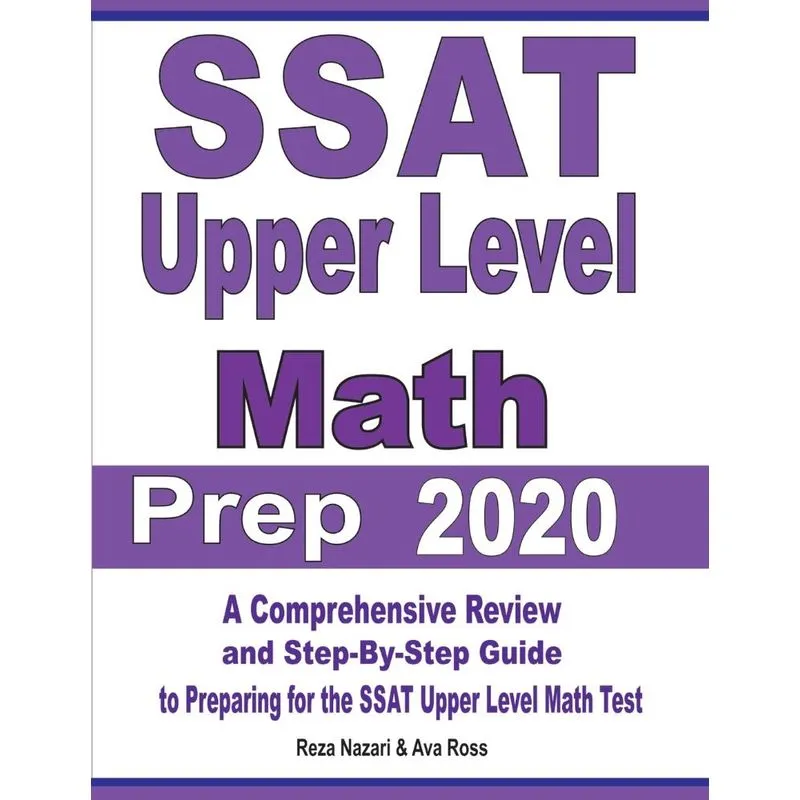 SSAT Upper Level Math Prep 2020