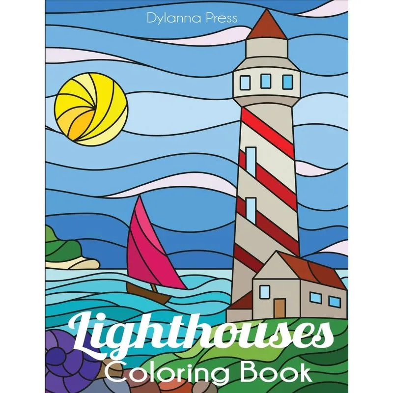 Lighthouses Coloring Book