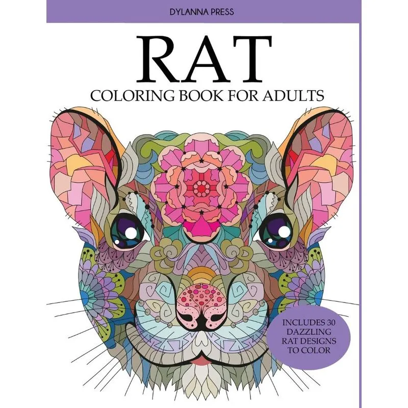 Rat Coloring Book for Adults