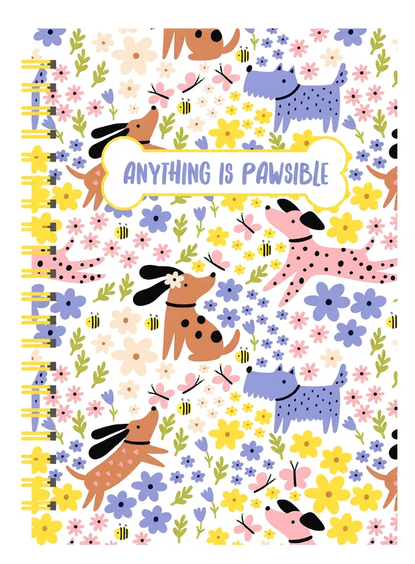 Puppies In Flowers: Anything Is Pawsible