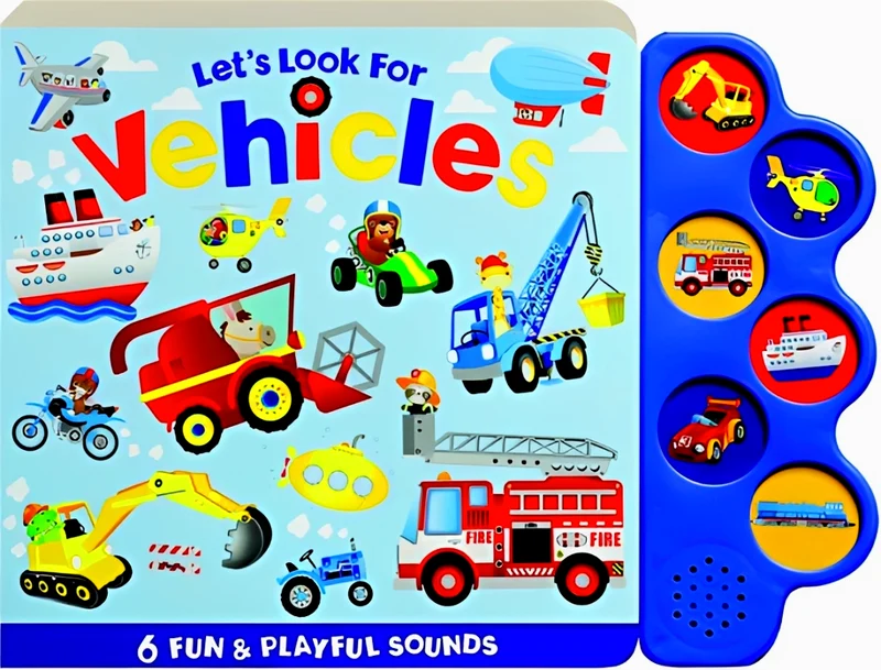 Let's Look For Vehicles (6 Interactive Sound Buttons)