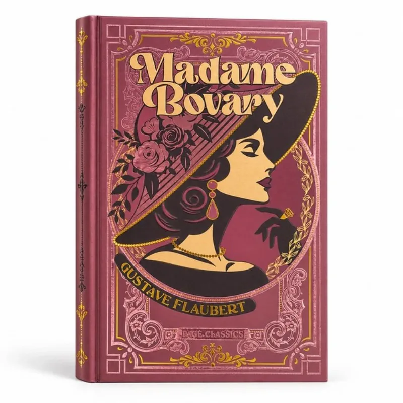 MADAME BOVARY - EDIÇÃO IMPORTADA EM INGLÊS - CAPA DURA COM RELEVO