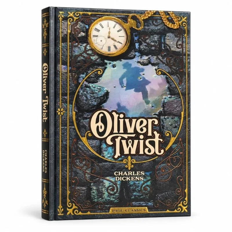 OLIVER TWIST - EDIÇÃO IMPORTADA EM INGLÊS - CAPA DURA COM RELEVO