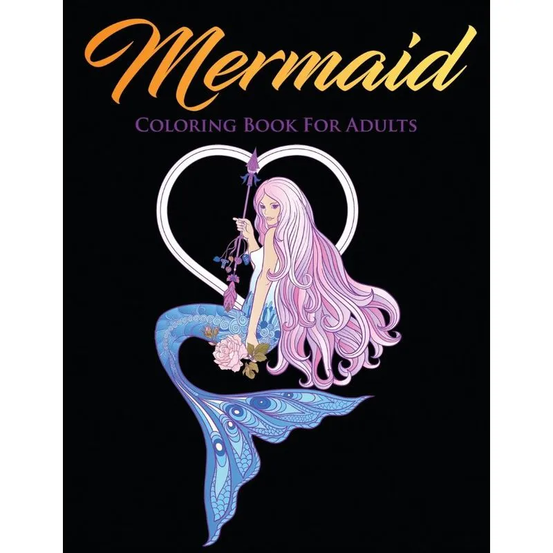 Mermaid Coloring Book for Adults