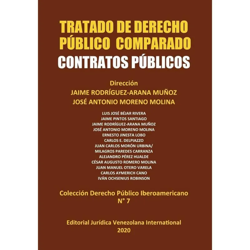 Tratado de derecho público comparado. contratos públicos