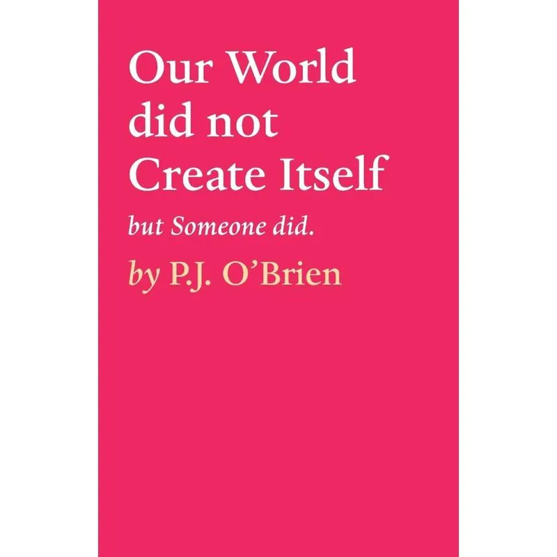 Our World did not Create Itself
