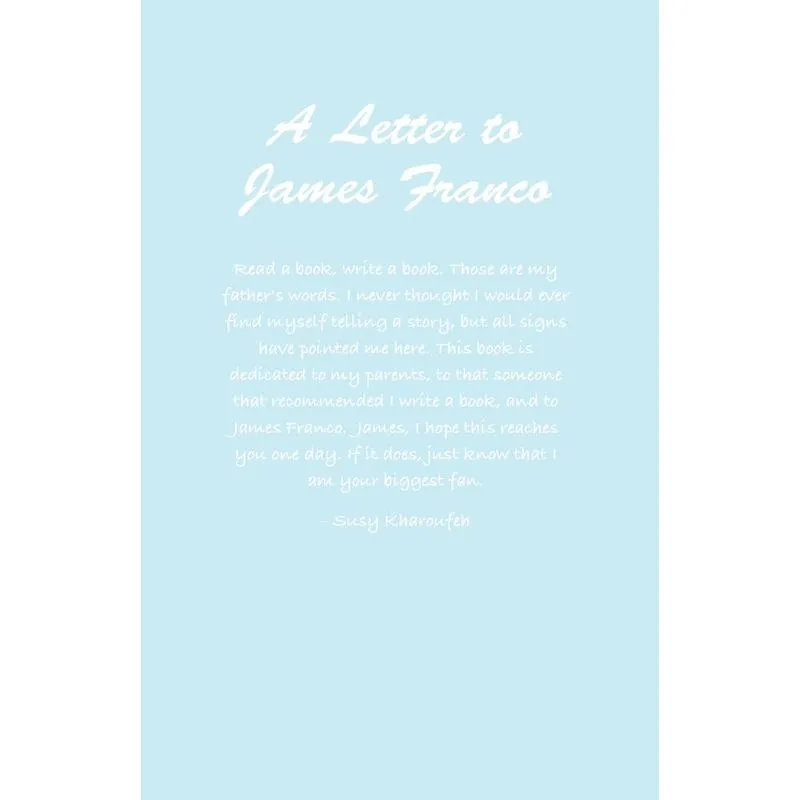 A Letter to James Franco