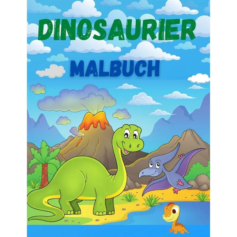 Dinosaurier Malbuch