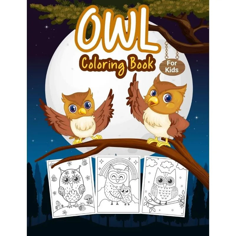 Owl Coloring Book for Kids
