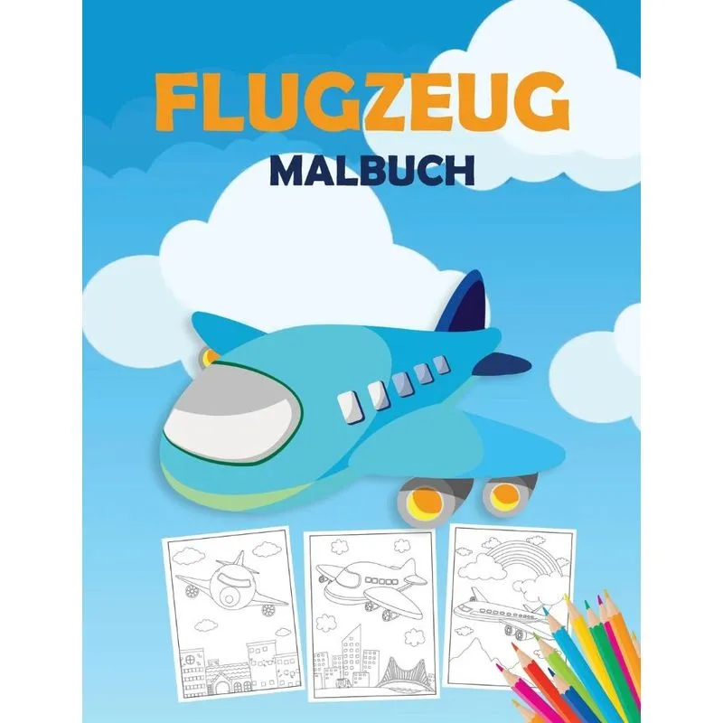 Flugzeug Malbuch