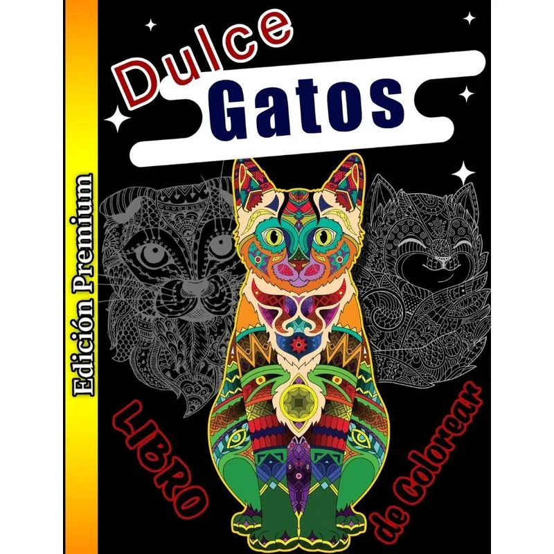 Libro de Colorear Gatos Dulce