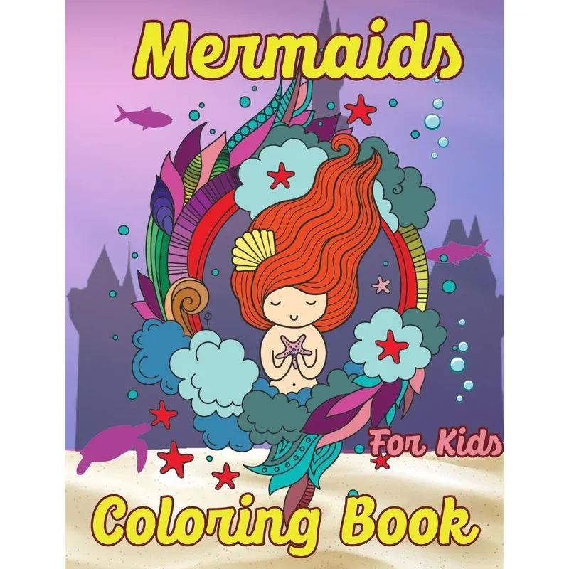 Mermaid Coloring Book for Kids