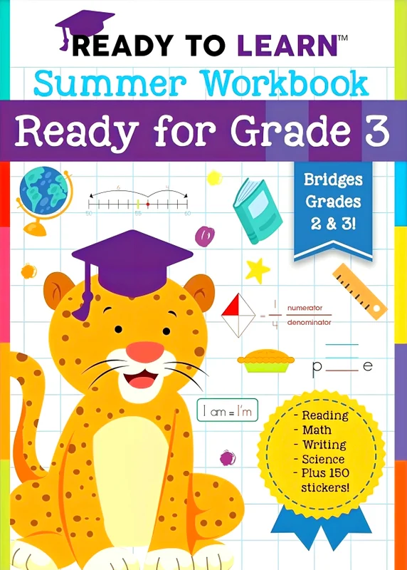 Ready To Learn: Summer Workbook: Ready For Grade 3
