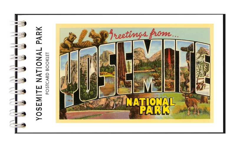 YOSEMITE NATIONAL PARK Postcard Booklet