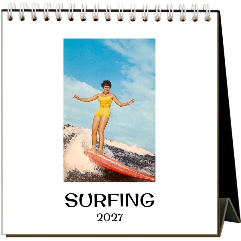 Surfing 2027 Desk Calendar